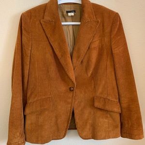 Vintage j crew women’s corduroy blazer size 10